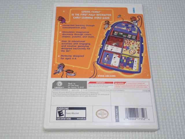 Wii★COSMIC FAMILY 海外版 北米版 Coloring Book付 < ゲーム本体/ソフト  Wii★COSMIC FAMILY 海外版 北米版 Coloring Book付 < ゲーム本体/ソフトの