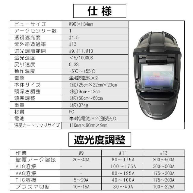 溶接面 自動遮光溶接面 アーク溶接 TIG溶接 プラズマ対応 軽量 かぶり型 開閉シールド 遮光調整 ヘルメット < ペット/手芸/園芸  溶接面 自動遮光溶接面 アーク溶接 TIG溶接 プラズマ対応 軽量 かぶり型 開閉シールド 遮光調整 ヘルメット < ペット/手芸/園芸の