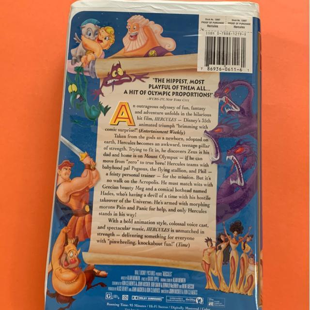 ディズニービデオテープ ヘラクレス VHS 英語版 < CD/DVD/ビデオ  ディズニービデオテープ ヘラクレス VHS 英語版 < CD/DVD/ビデオの