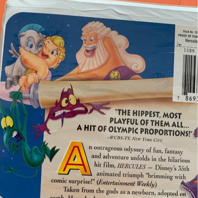 ディズニービデオテープ ヘラクレス VHS 英語版 < CD/DVD/ビデオ  ディズニービデオテープ ヘラクレス VHS 英語版 < CD/DVD/ビデオの