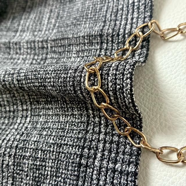 ◆美品◆ZARA◆ツイード半袖ワンピース◆膝丈◆チュニック◆黒◆ゆったり◆M < ブランド  ◆美品◆ZARA◆ツイード半袖ワンピース◆膝丈◆チュニック◆黒◆ゆったり◆M < ブランドの