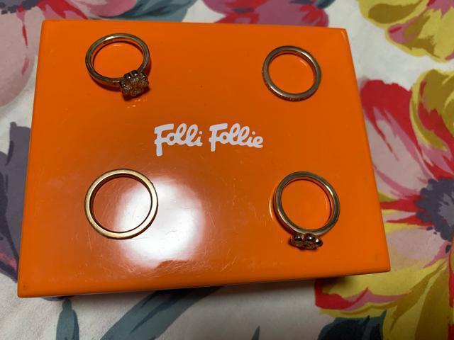 folli follie 指輪 箱あり 四個セット 送料無料 < ブランド  folli follie 指輪 箱あり 四個セット 送料無料 < ブランドの