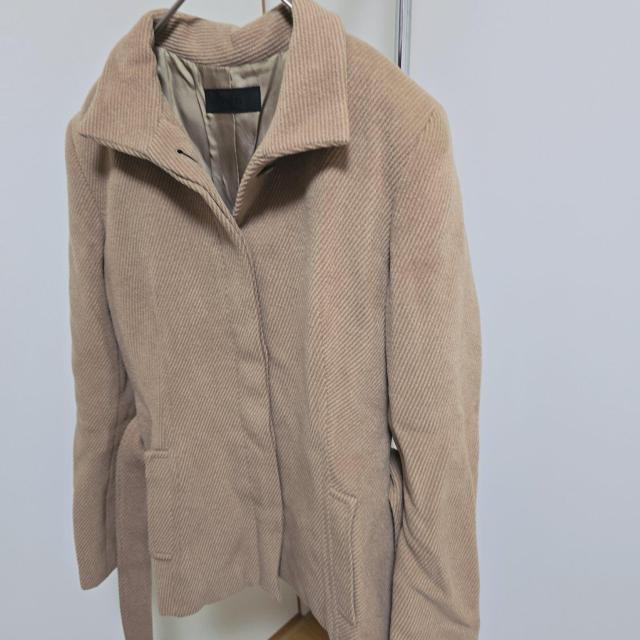 オンワード ICB コーデュロイ ベージュジャケット ウエストベルト付き < ブランド オンワード ICB コーデュロイ ベージュジャケット ウエストベルト付き < ブランドの