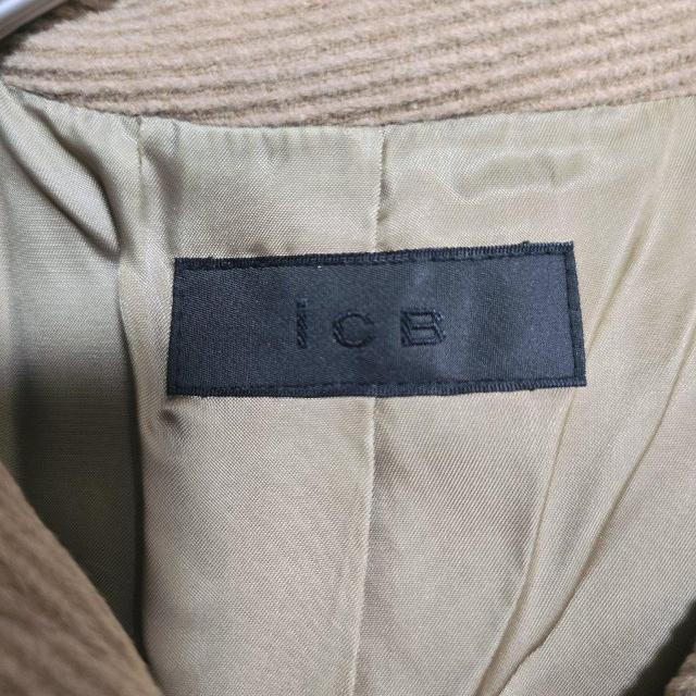 オンワード ICB コーデュロイ ベージュジャケット ウエストベルト付き < ブランド オンワード ICB コーデュロイ ベージュジャケット ウエストベルト付き < ブランドの