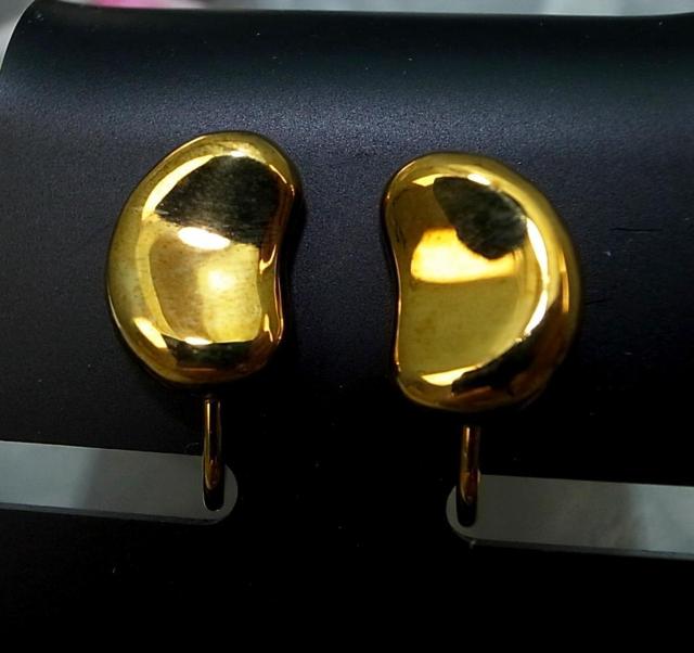 Tiffany Elsa Peretti �r�[���C�������O 18�� �G���T�E�y���b�e�B�����g�p�i���S�[���h��5.16g��3759 �� �u�����h�� 