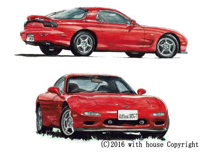 NC-364アンフィニRX-7限定版画 直筆サイン額装●作家平右ヱ門 < 自動車/バイク NC-364アンフィニRX-7限定版画 直筆サイン額装●作家平右ヱ門 < 自動車/バイク