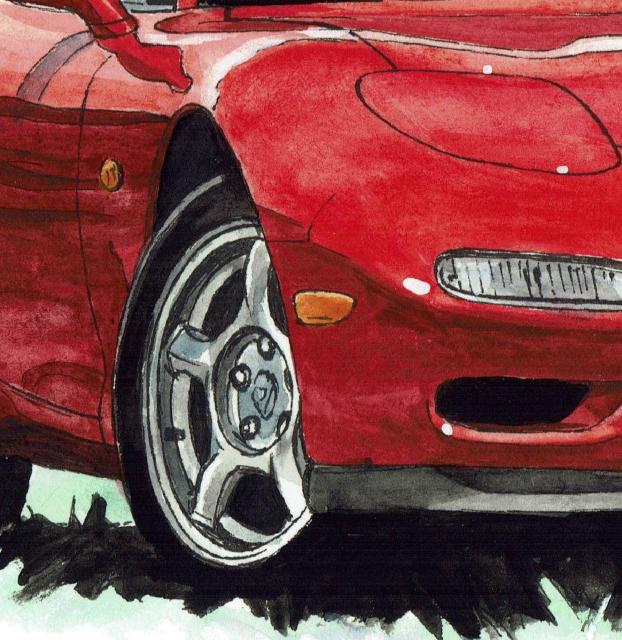 NC-364アンフィニRX-7限定版画 直筆サイン額装●作家平右ヱ門 < 自動車/バイク NC-364アンフィニRX-7限定版画 直筆サイン額装●作家平右ヱ門 < 自動車/バイク