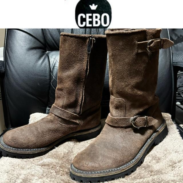 美品 CEBO セボ 4万円程 革 レザー エンジニア ブーツ 41 ワーク 靴 アメカジ バイカー ロック スニーカー シューズ < 男性ファッション 美品 CEBO セボ 4万円程 革 レザー エンジニア ブーツ 41 ワーク 靴 アメカジ バイカー ロック スニーカー シューズ < 男性ファッションの