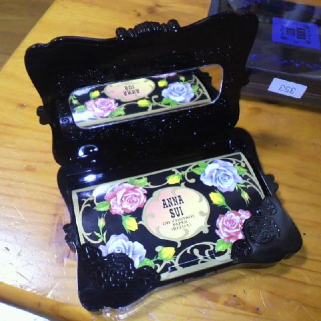 ANNA SUI/アナスイコンパクトミラー&オイルペーパー・あぶらとり紙 < ブランド  ANNA SUI/アナスイコンパクトミラー&オイルペーパー・あぶらとり紙 < ブランドの