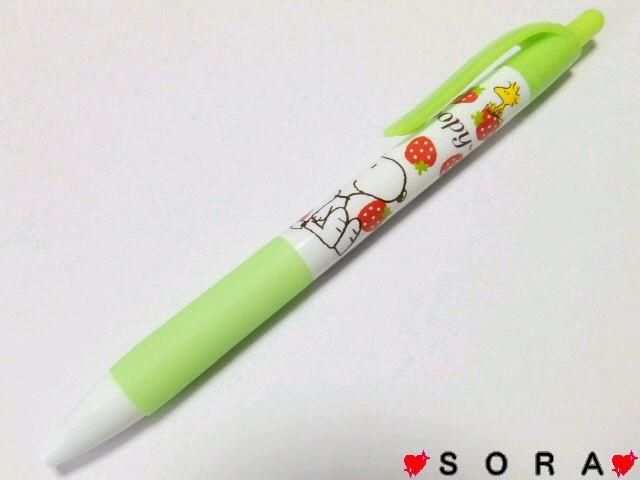 【スヌーピー&ウッドストック】可愛い♪ノック式カラーゲルペン ボールペン グリーン < アニメ/コミック/キャラクター 【スヌーピー&ウッドストック】可愛い♪ノック式カラーゲルペン ボールペン グリーン < アニメ/コミック/キャラクターの