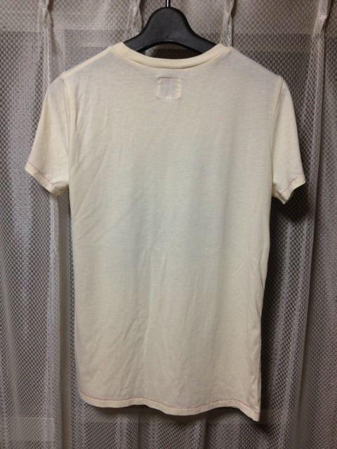 オズファースト ピンボール プリント 半袖Tシャツ Sサイズ  白 ベージュ ロック 古着 < 男性ファッション  オズファースト ピンボール プリント 半袖Tシャツ Sサイズ  白 ベージュ ロック 古着 < 男性ファッションの