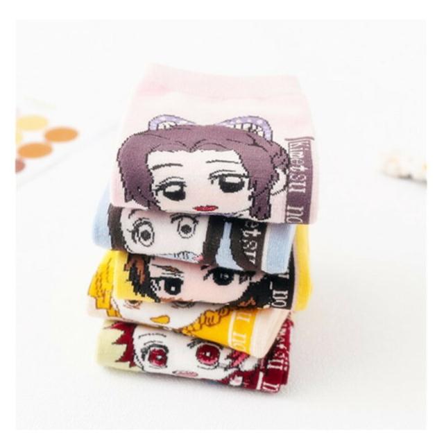 【鬼滅の刃】超人気♪炭治郎.禰豆子.善逸他 靴下.ソックス 5足セット < アニメ/コミック/キャラクター  【鬼滅の刃】超人気♪炭治郎.禰豆子.善逸他 靴下.ソックス 5足セット < アニメ/コミック/キャラクターの
