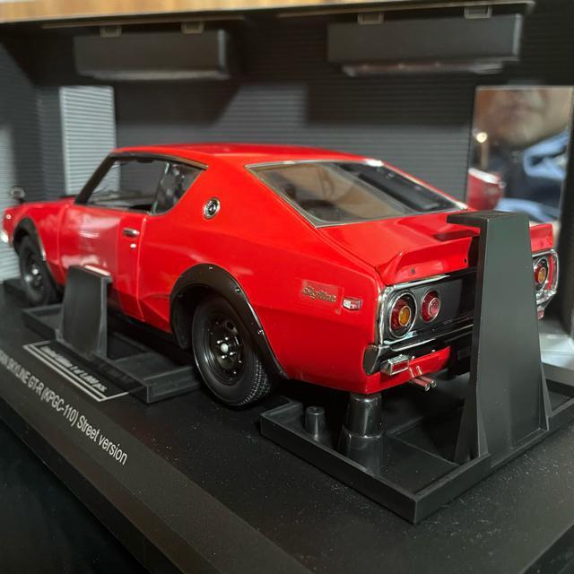 絶版未展示品 京商 1/18 スカイライン2000 GT-R (KPGC110) ケンメリ Street Version レッド < ホビー  絶版未展示品 京商 1/18 スカイライン2000 GT-R (KPGC110) ケンメリ Street Version レッド < ホビーの