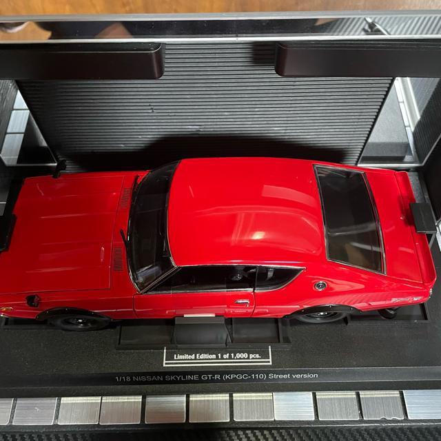 絶版未展示品 京商 1/18 スカイライン2000 GT-R (KPGC110) ケンメリ Street Version レッド < ホビー  絶版未展示品 京商 1/18 スカイライン2000 GT-R (KPGC110) ケンメリ Street Version レッド < ホビーの