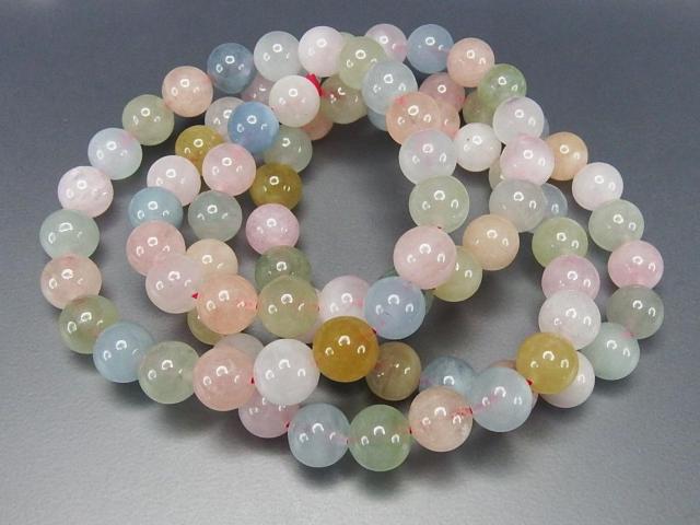 モルガナイトアクアマリン9mm弱ブレスレットAAAレア天然石 < 女性アクセサリー/時計  モルガナイトアクアマリン9mm弱ブレスレットAAAレア天然石 < 女性アクセサリー/時計の