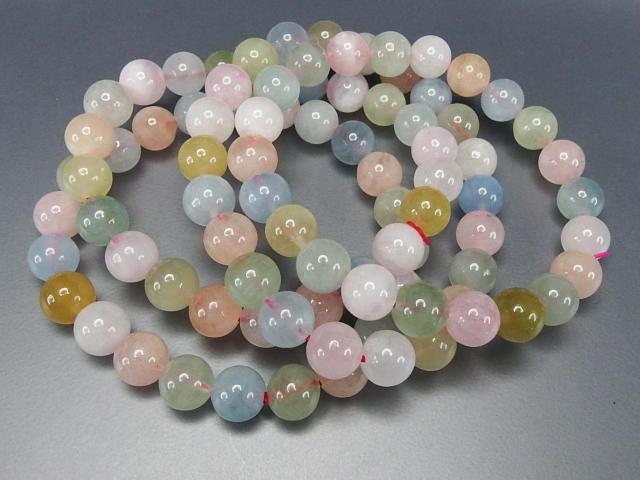 モルガナイトアクアマリン9mm弱ブレスレットAAAレア天然石 < 女性アクセサリー/時計  モルガナイトアクアマリン9mm弱ブレスレットAAAレア天然石 < 女性アクセサリー/時計の