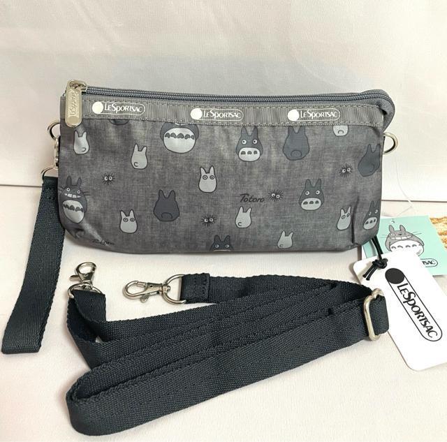 ★新品★LeSportsac レスポートサック トトロ グレイ ショルダーバッグ ミニショルダー ポーチ 8105 送料無料 < 女性ファッション  ★新品★LeSportsac レスポートサック トトロ グレイ ショルダーバッグ ミニショルダー ポーチ 8105 送料無料 < 女性ファッションの