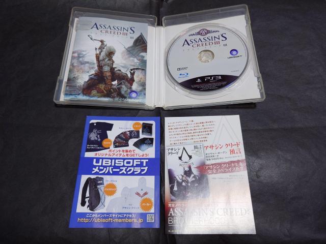 PS3 ATVN[hIII / ATVN[h3 ASSASSIN'S CREED III `Vt