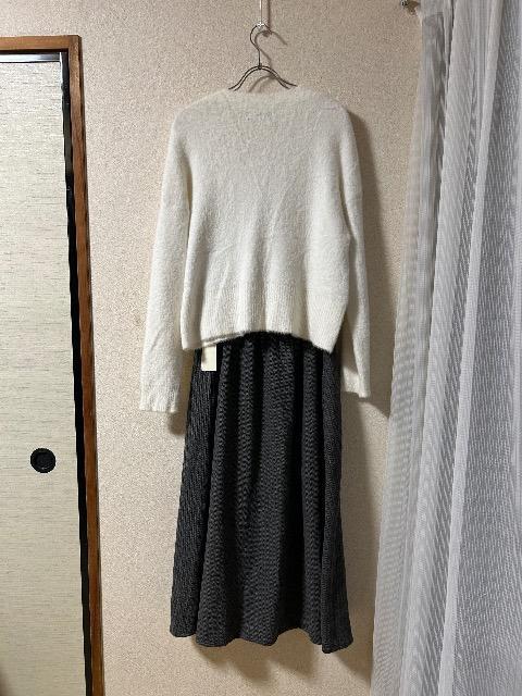 �V�i�^�O�t��SM2�w�����{�[���t���A�X�J�[�g& Bershka�ӂ�ӂ�J�[�f�B�K��