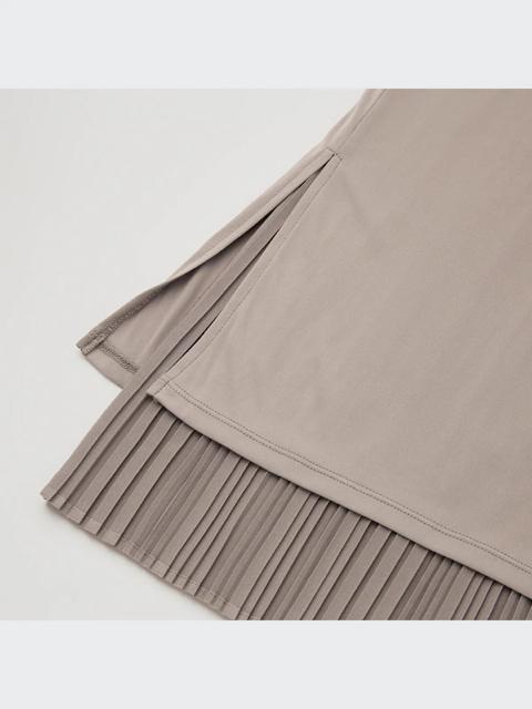 ユニクロ 未使用 シフォンプリーツナロースカート プリーツスカート ブラウン S < ブランド  ユニクロ 未使用 シフォンプリーツナロースカート プリーツスカート ブラウン S < ブランドの