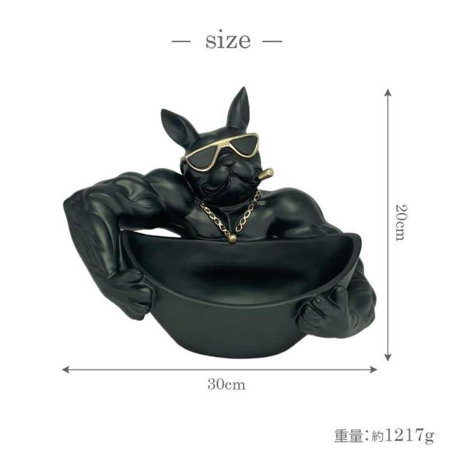 置物 マッスル ブルドッグ 小物入れ 皿持ち 犬 ドッグ インテリア < インテリア/ライフ 置物 マッスル ブルドッグ 小物入れ 皿持ち 犬 ドッグ インテリア < インテリア/ライフの