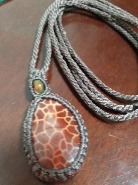 メノウマクラメ編みペンダント☆ < 女性アクセサリー/時計 メノウマクラメ編みペンダント☆ < 女性アクセサリー/時計の