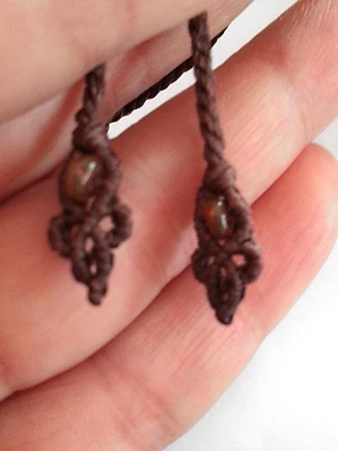 メノウマクラメ編みペンダント☆ < 女性アクセサリー/時計 メノウマクラメ編みペンダント☆ < 女性アクセサリー/時計の