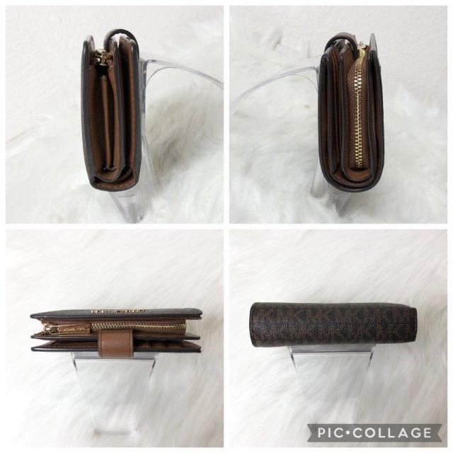 【極美品】マイケルコース 二つ折り財布 L字ファスナー 総柄 MKシグネチャー < ブランド 【極美品】マイケルコース 二つ折り財布 L字ファスナー 総柄 MKシグネチャー < ブランドの