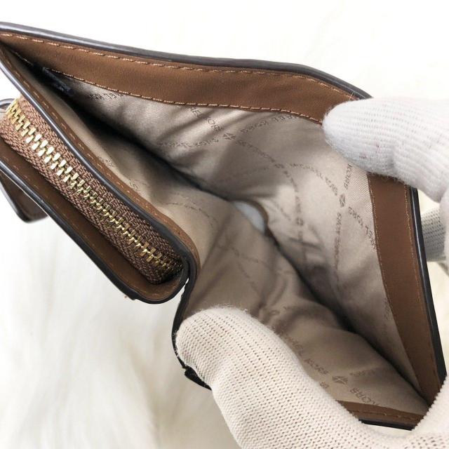 【極美品】マイケルコース 二つ折り財布 L字ファスナー 総柄 MKシグネチャー < ブランド 【極美品】マイケルコース 二つ折り財布 L字ファスナー 総柄 MKシグネチャー < ブランドの