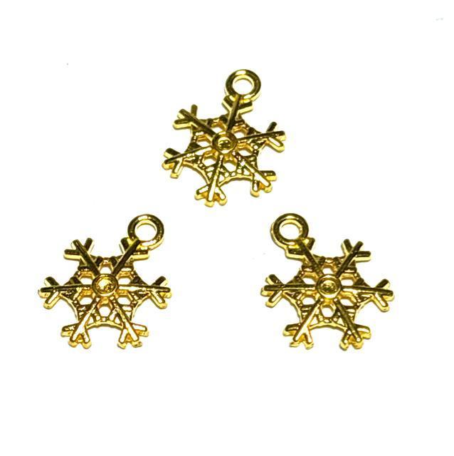 1596 雪の結晶 金色 3個 金属パーツ アクセサリーチャーム ハンドメイド材料 < ペット/手芸/園芸 1596 雪の結晶 金色 3個 金属パーツ アクセサリーチャーム ハンドメイド材料 < ペット/手芸/園芸の