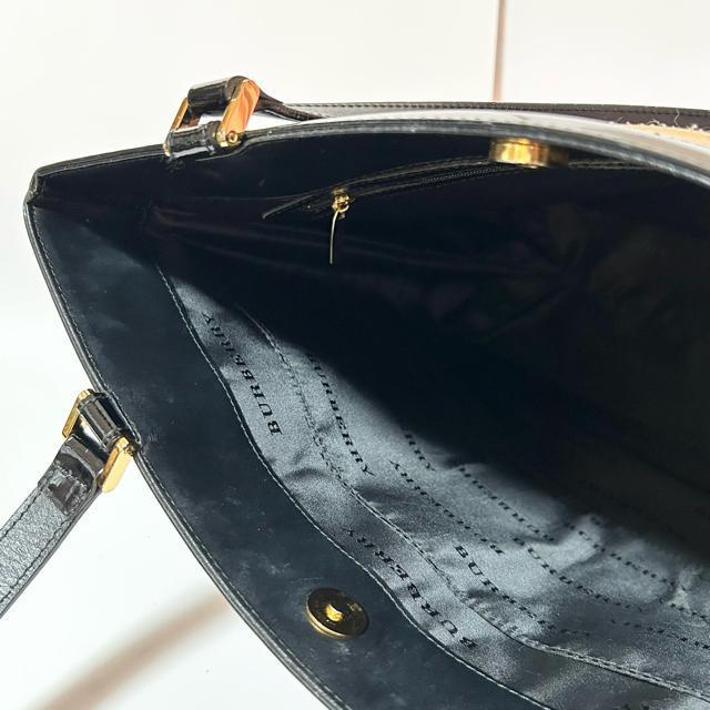 BURBERRY バーバリー ロゴ型押し チェック柄 ウール スエード カーフ レザー トートバッグ ポーチ付き < ブランド BURBERRY バーバリー ロゴ型押し チェック柄 ウール スエード カーフ レザー トートバッグ ポーチ付き < ブランドの