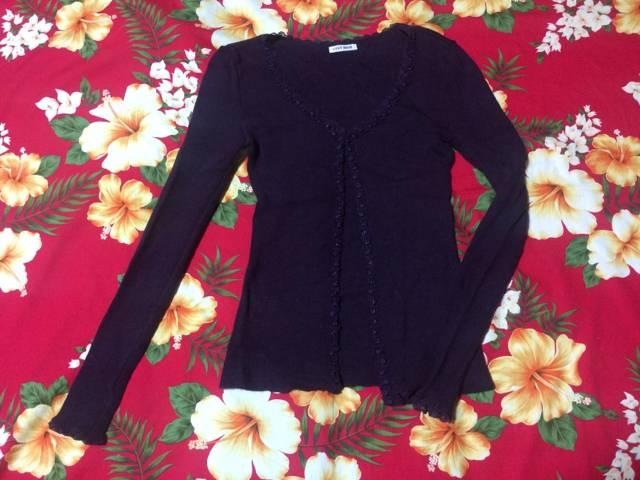 レストローズ☆濃紫☆お花レースカーディガン☆超美品☆ < ブランド  レストローズ☆濃紫☆お花レースカーディガン☆超美品☆  < ブランドの