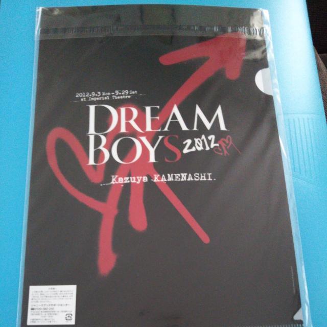 亀梨和也◇クリアファイル DREAM BOYS 2012 < タレントグッズ  亀梨和也◇クリアファイル DREAM BOYS 2012 < タレントグッズの