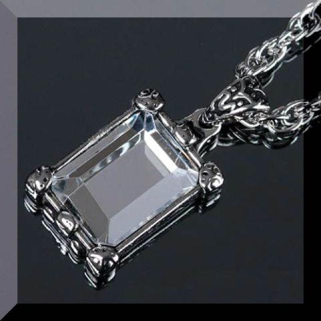 先着♪篤志着EX☆スクエアネックレス☆SVクリスタル < 男性アクセサリー/時計 先着♪篤志着EX☆スクエアネックレス☆SVクリスタル < 男性アクセサリー/時計の