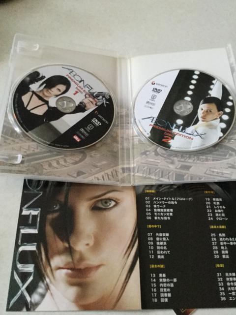P58 イーオン・フラックス 帯付き 初回生産品 ディスク2枚 アウターケース入り カラーブックレット付き < CD/DVD/ビデオ  P58 イーオン・フラックス 帯付き 初回生産品 ディスク2枚 アウターケース入り カラーブックレット付き  < CD/DVD/ビデオの