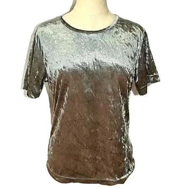 送料無料 未使用 レディース Tシャツ 半袖 別珍 ベルベット ベロア < 女性ファッション  送料無料 未使用 レディース Tシャツ 半袖 別珍 ベルベット ベロア  < 女性ファッションの