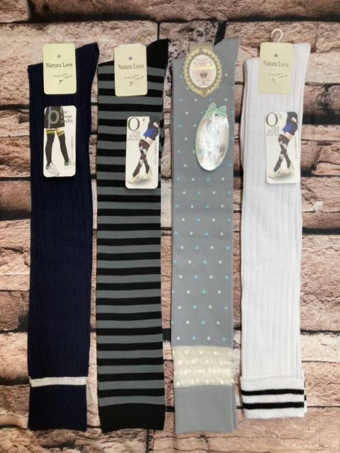 送料無料!『4足組 』【Natura.Love】 可愛い柄入り 綿混オーバーニーアラカルト4足1540円が < 女性ファッション  送料無料!『4足組 』【Natura.Love】 可愛い柄入り 綿混オーバーニーアラカルト4足1540円が  < 女性ファッションの