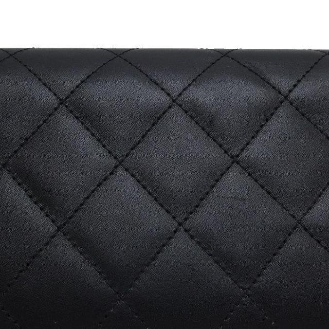 ◆ 本物 程度良 ◆ CHANEL シャネル 長財布 カンボンライン エナメルココ マトラッセ ブラック 黒 人気 A50077 < ブランド ◆ 本物 程度良 ◆ CHANEL シャネル 長財布 カンボンライン エナメルココ マトラッセ ブラック 黒 人気 A50077 < ブランドの