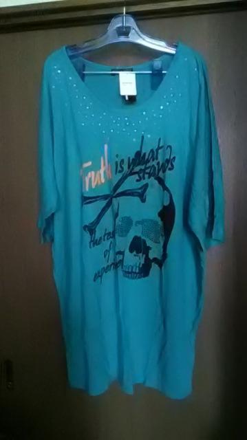 C*新品*スカル*Tシャツワンピース < 女性ファッション  C*新品*スカル*Tシャツワンピース  < 女性ファッションの