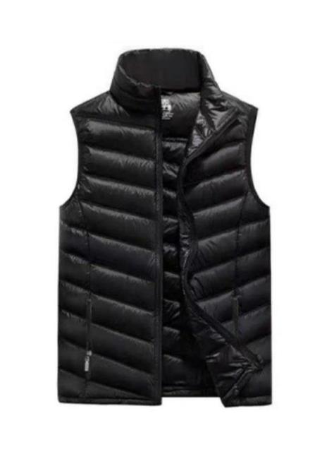 防寒 冬服 メンズ インナー ダウン ベスト ジャケット ブラック XL < 男性ファッション  防寒 冬服 メンズ インナー ダウン ベスト ジャケット ブラック XL  < 男性ファッションの