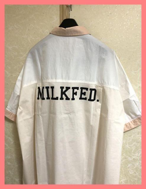 ☆ミルクフェド☆超美品☆完売配色ビッグロゴオーバーサイズTシャツ☆ < ブランド ☆ミルクフェド☆超美品☆完売配色ビッグロゴオーバーサイズTシャツ☆ < ブランドの