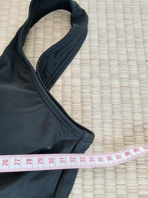 フロントクロスデザイン ブラックワンピース水着XS(US) < 女性ファッション  フロントクロスデザイン ブラックワンピース水着XS(US) < 女性ファッションの