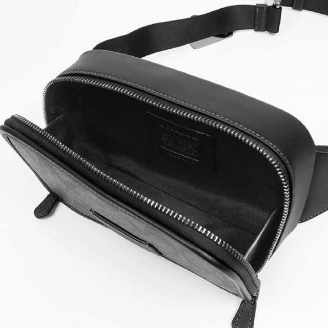 69300円★新品&正規品保証★コーチ ★ベルト バッグ・シグネチャーボディバッグ黒 < ブランド  69300円★新品&正規品保証★コーチ ★ベルト バッグ・シグネチャーボディバッグ黒 < ブランドの