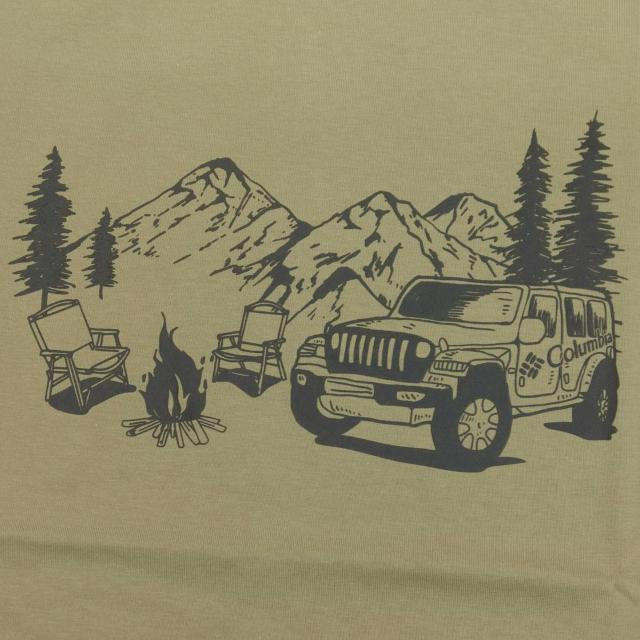 即買☆コロンビア オートキャンプ グラフィック GRN/XLサイズ 半袖Tシャツ 送料無料 グリーン カーキ < 男性ファッション 即買☆コロンビア オートキャンプ グラフィック GRN/XLサイズ 半袖Tシャツ 送料無料 グリーン カーキ < 男性ファッションの