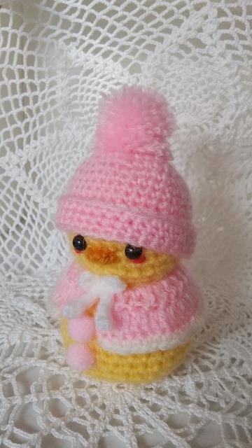 ひよ雪だるま*編みぐるみ(ピンク) < ペット/手芸/園芸 ひよ雪だるま*編みぐるみ(ピンク) < ペット/手芸/園芸の