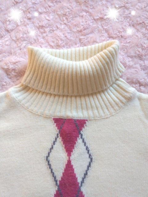 アーガイルタートルネックニット < 女性ファッション アーガイルタートルネックニット < 女性ファッションの