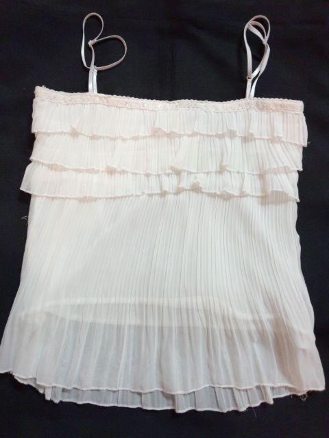 〓 綺麗な薄ピンクに3段フリルが超ロリッ可愛い〓 チア系ロリータ キャミソール 〓 < 女性ファッション  〓 綺麗な薄ピンクに3段フリルが超ロリッ可愛い〓 チア系ロリータ キャミソール 〓  < 女性ファッションの