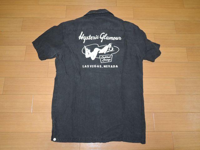 ヒステリックグラマーHYSTERIC GLAMOURボーリングシャツM黒 < ブランド  ヒステリックグラマーHYSTERIC GLAMOURボーリングシャツM黒  < ブランドの