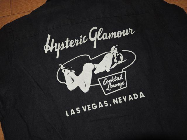 ヒステリックグラマーHYSTERIC GLAMOURボーリングシャツM黒 < ブランド  ヒステリックグラマーHYSTERIC GLAMOURボーリングシャツM黒 < ブランドの