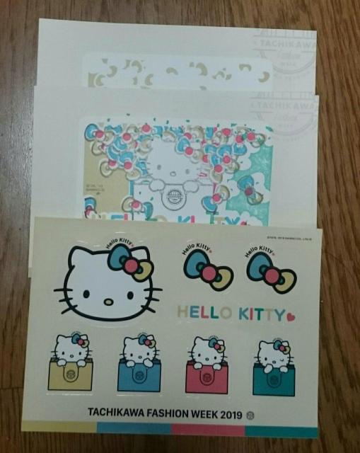 2019 立川ファッションウィーク ハローキティ ステッカー ハガキ < おもちゃ  2019 立川ファッションウィーク ハローキティ ステッカー ハガキ  < おもちゃの